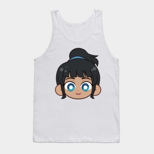 Cookie Chibi Head Nya Elemental Master of Water Tank Top